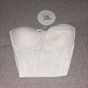 Princess Polly Endless Love Corset White Top Brand New Size Womens US 4
